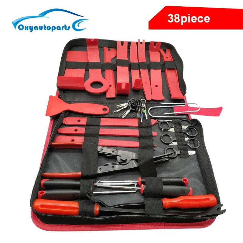 27-Piece Auto Panel Disassembly Tool Set & Clip Puller