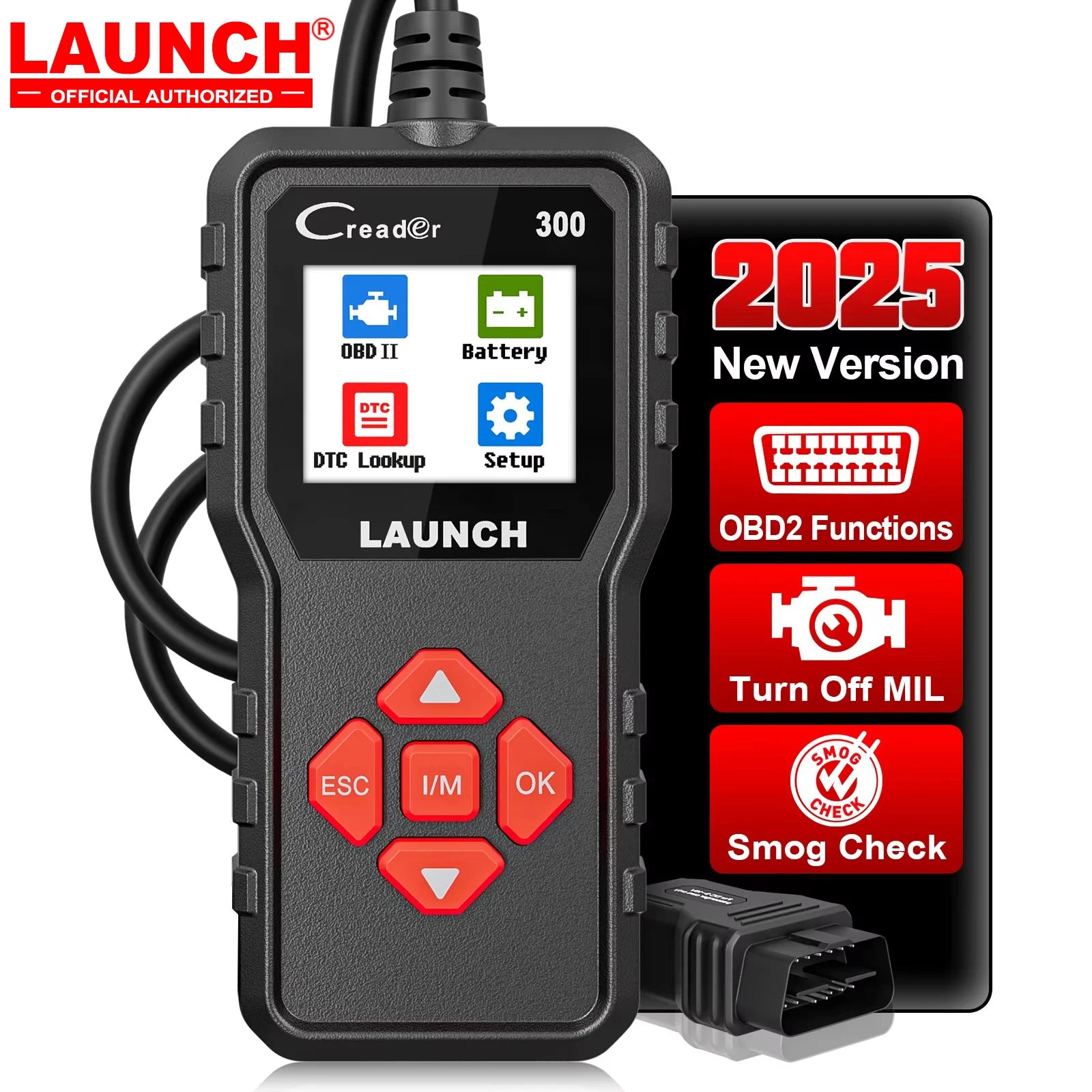 ifetime Free LAUNCH X431 CR300 Auto Code Reader.
