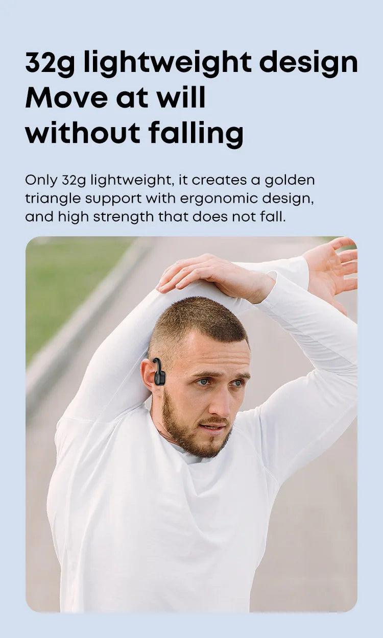 Xiaomi Bone Conduction Earphone Wireless Open Headset Bluetooth 5.3 IPX8 Swimming Bluetooth Headphones 32GB MP3 Sports Earbuds