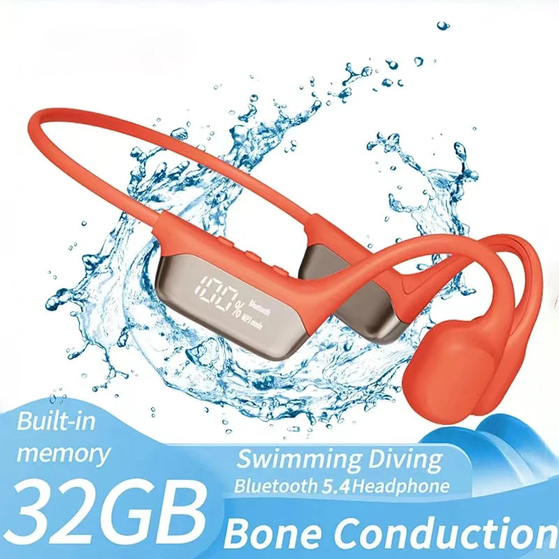 Xiaomi Bone Conduction Earphone Wireless Open Headset Bluetooth 5.3 IPX8 Swimming Bluetooth Headphones 32GB MP3 Sports Earbuds
