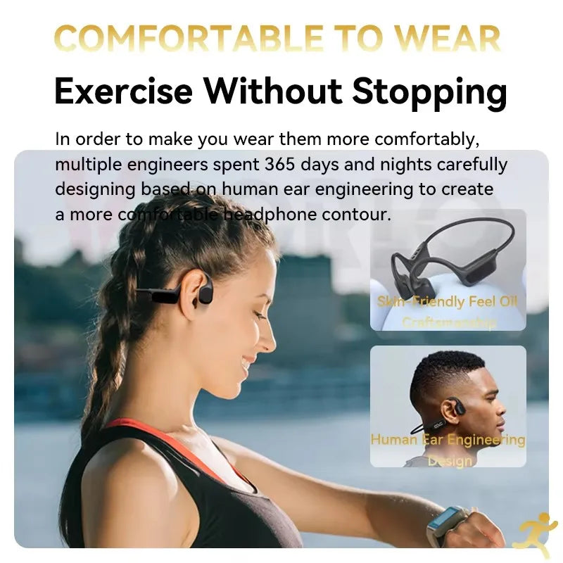 Xiaomi Bone Conduction Earphone Wireless Open Headset Bluetooth 5.3 IPX8 Swimming Bluetooth Headphones 32GB MP3 Sports Earbuds
