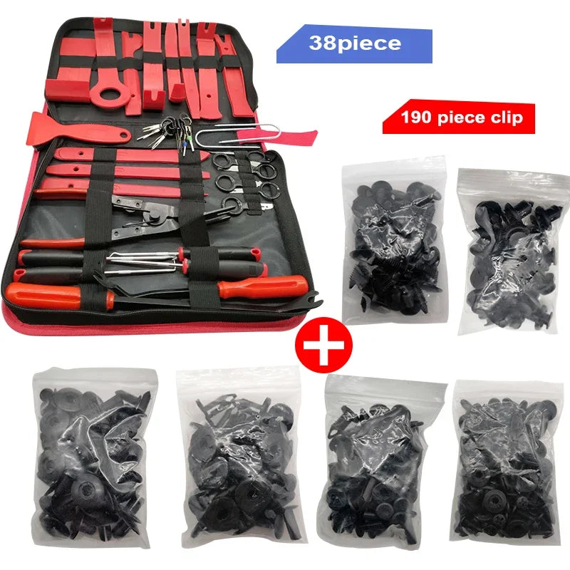 27-Piece Auto Panel Disassembly Tool Set & Clip Puller